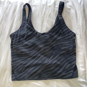 lululemon zebra align tank size 4